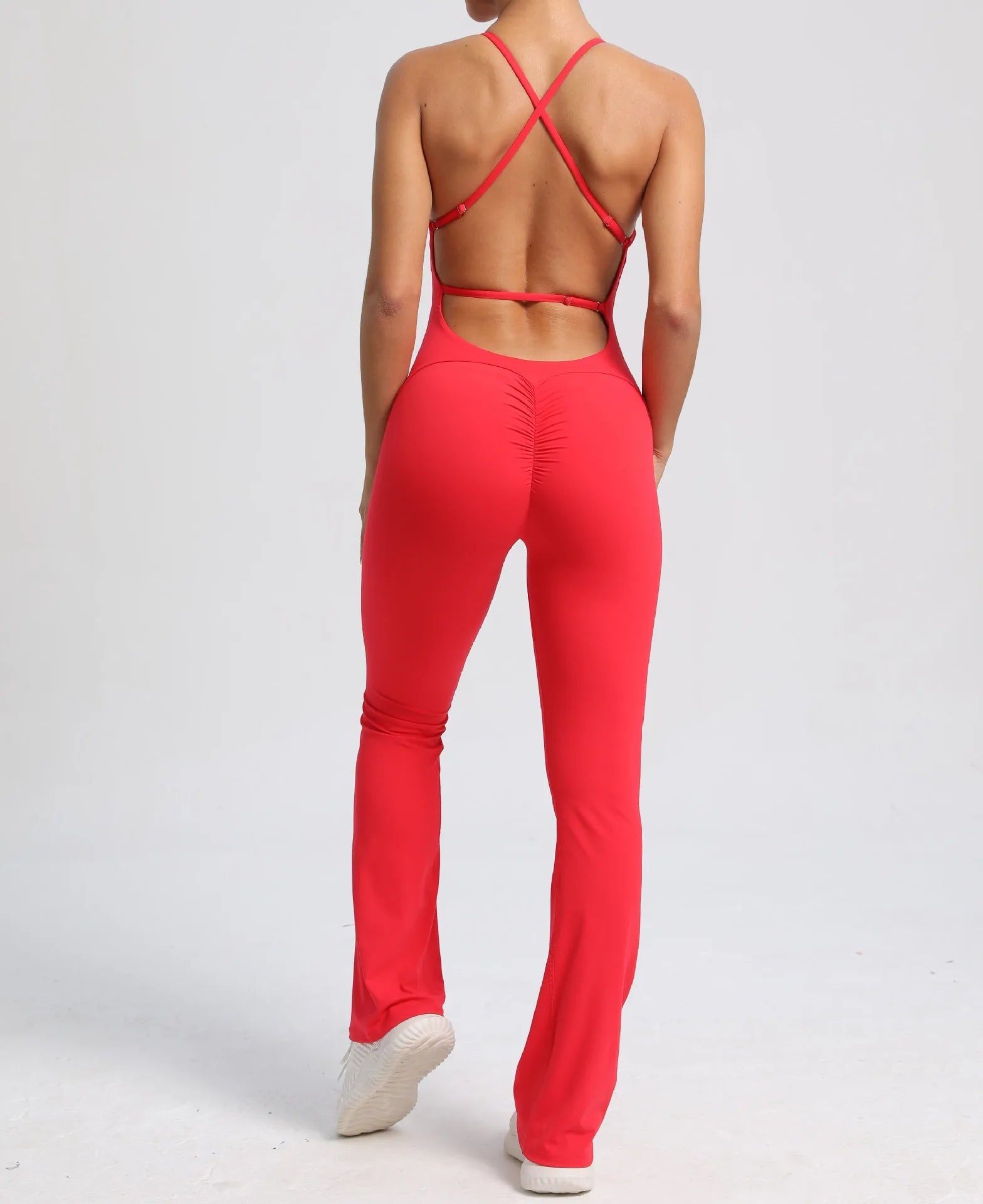 Combinaison Scrunch dos croisé en V - Gymfit