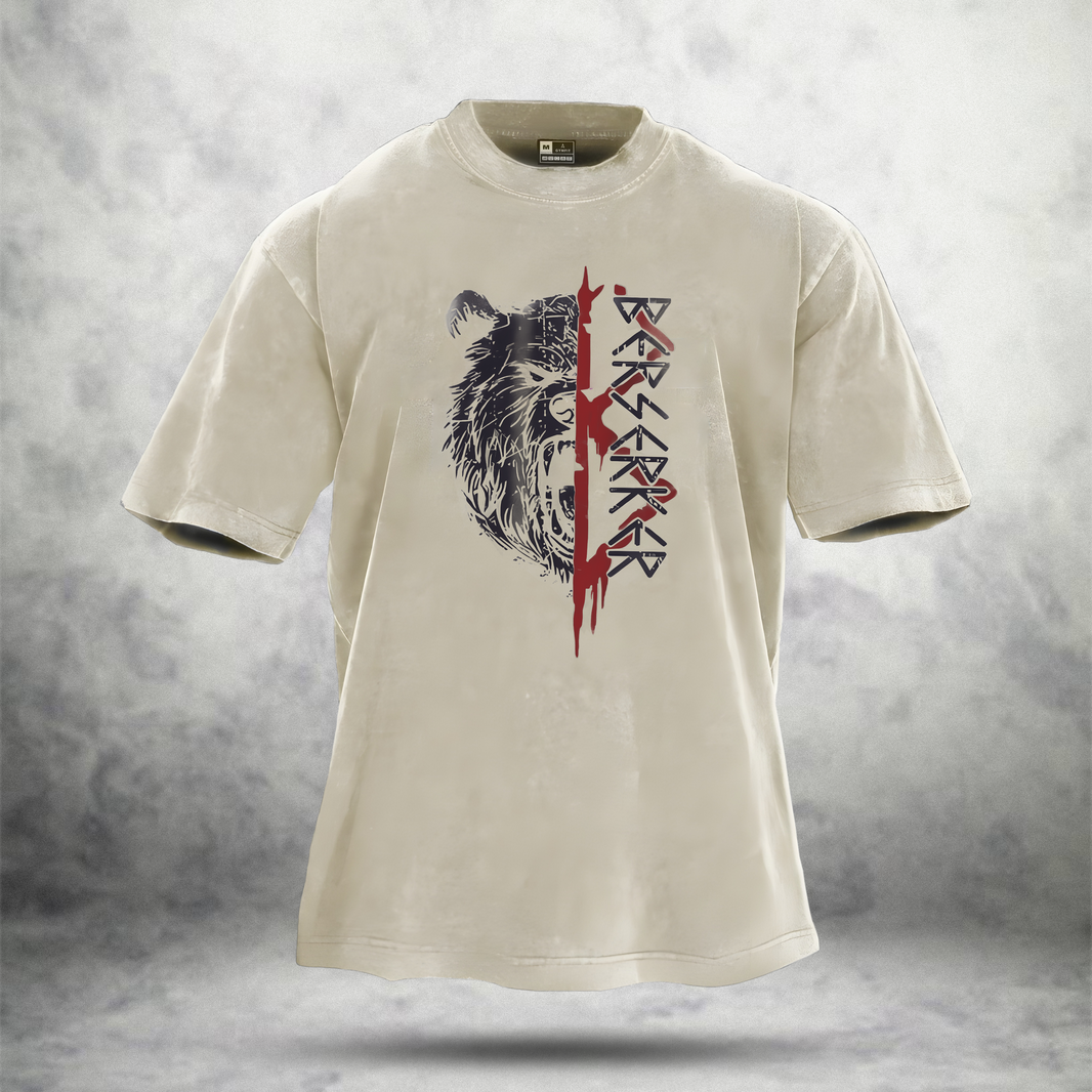 T-SHIRT LAVÉ RITUEL OURS
