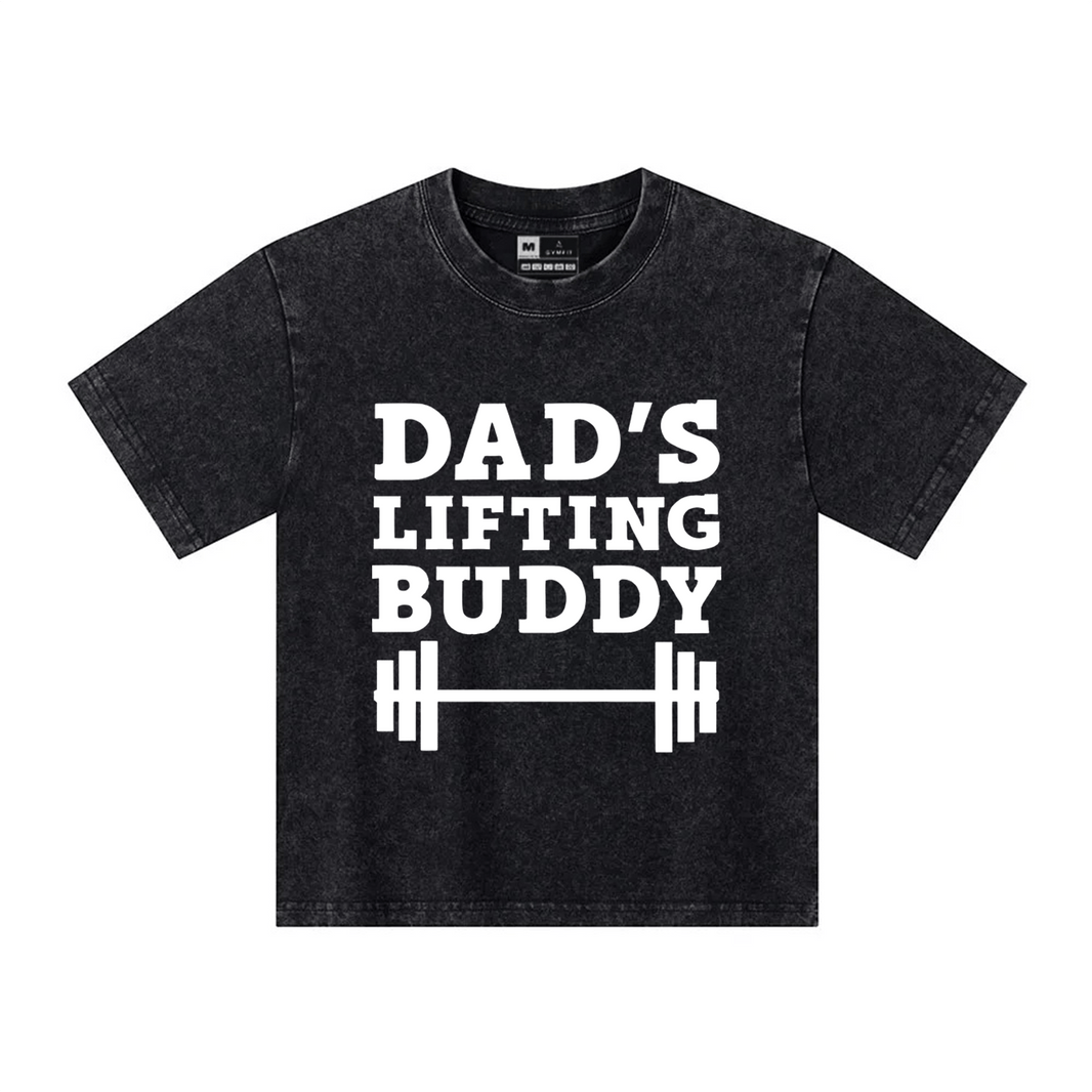Dad's Lifting Buddy Barn T-shirt - Gymfit