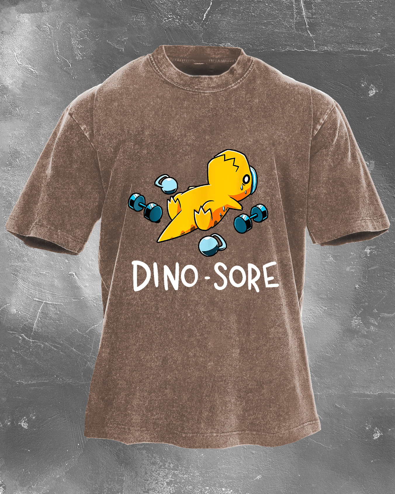 DINO - SORE T-shirt délavé - Gymfit