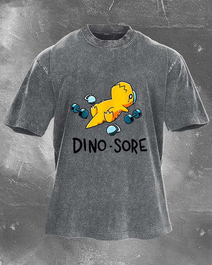 DINO - T-shirt délavé SORE - Gymfit