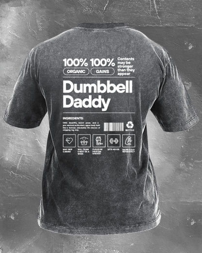 T-shirt délavé DUMBBELL DADDY - Gymfit