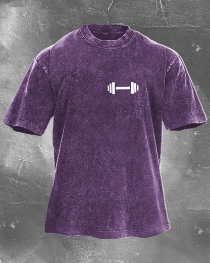 T-shirt délavé DUMBBELL DADDY - Gymfit