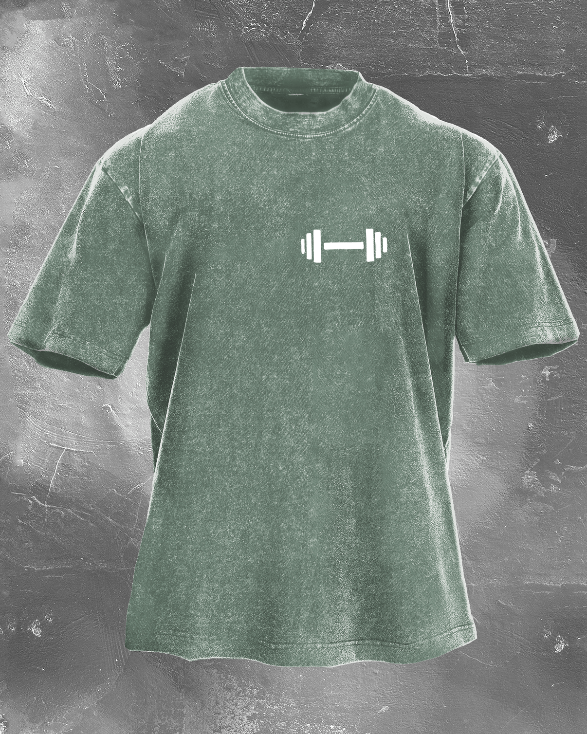 DUMBBELL DADDY T-SHIRT DÉLAVÉ - Gymfit