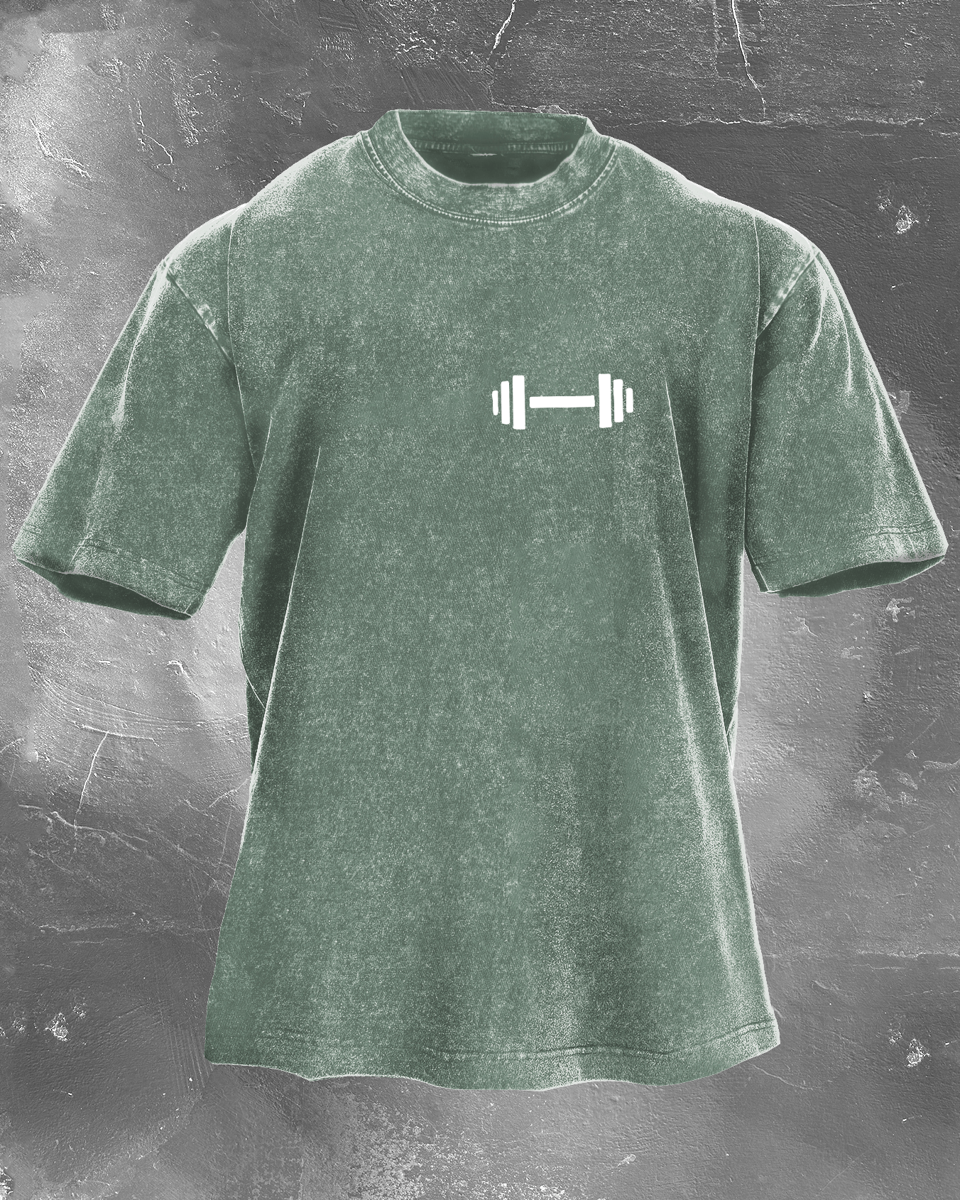 DUMBBELL DADDY T-SHIRT DÉLAVÉ - Gymfit