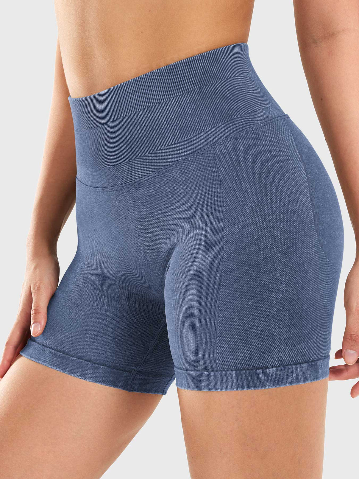 Elen Washed Soft Shorts - Gymfit