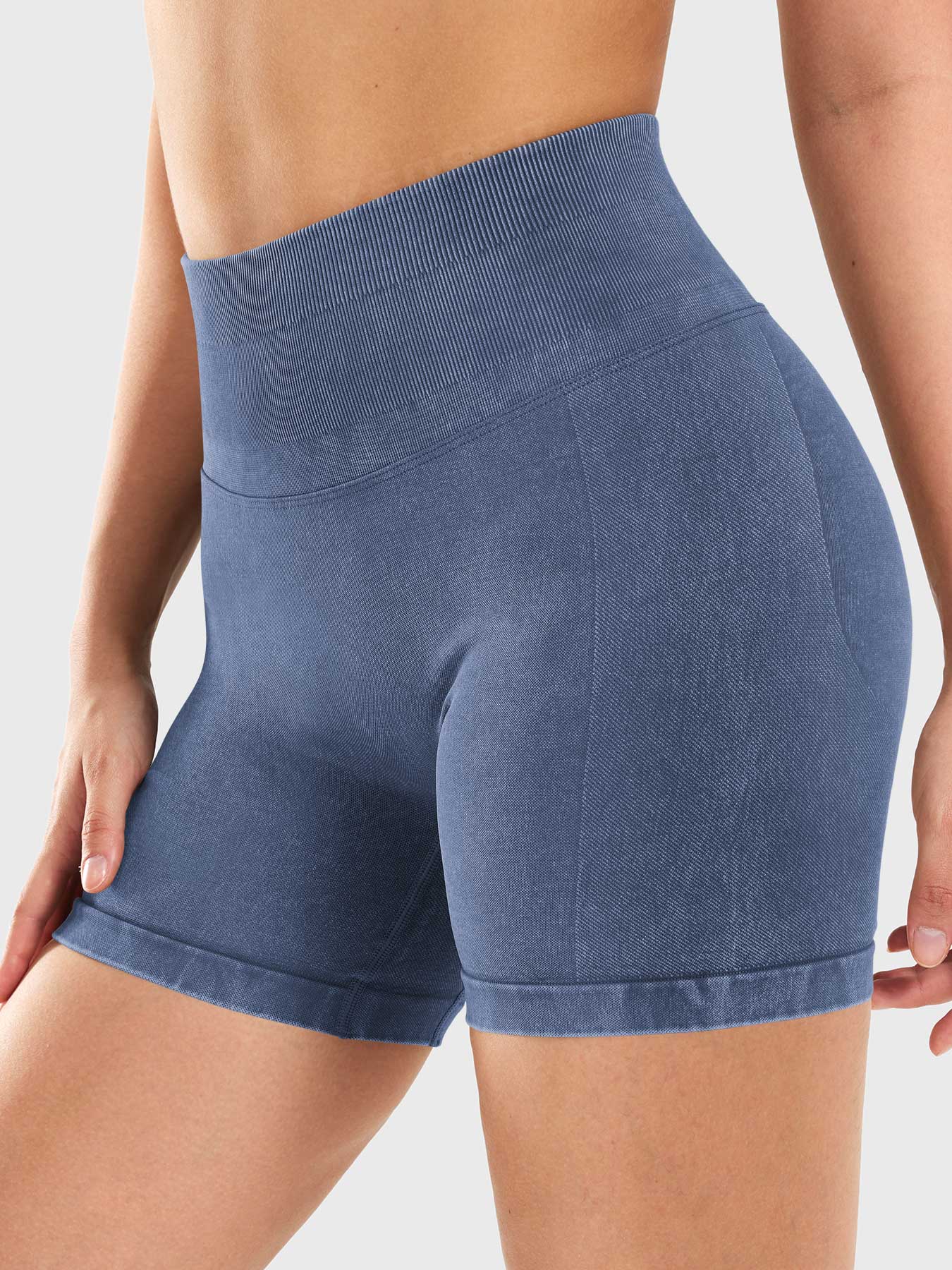 Elen Washed Soft Shorts - Gymfit