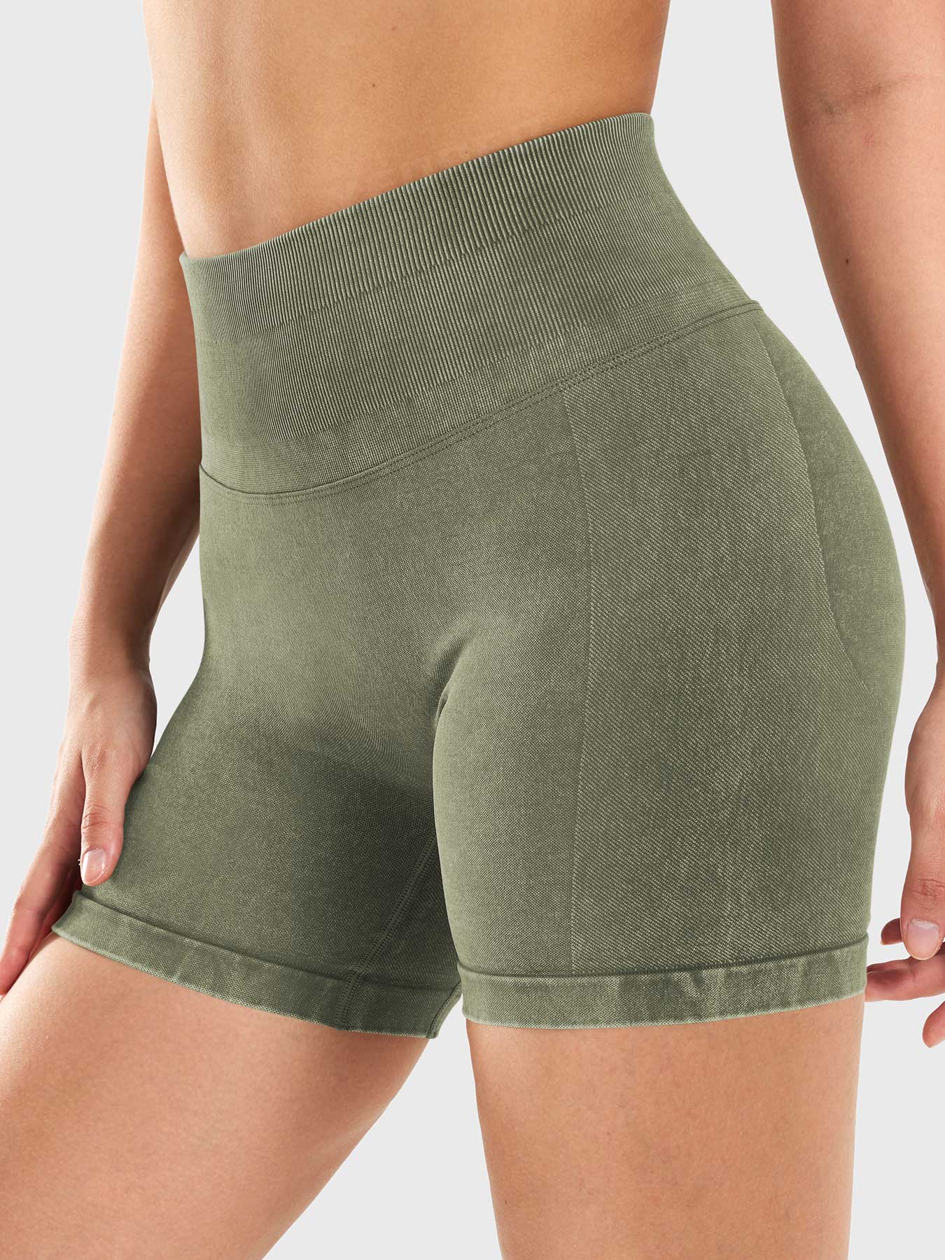 Elen Washed Soft Shorts - Gymfit