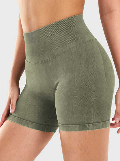 Elen Washed Soft Shorts - Gymfit