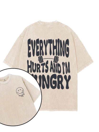 TOUT ME FAIT MAL ET J’AI FAIM T-SHIRT - Gymfit
