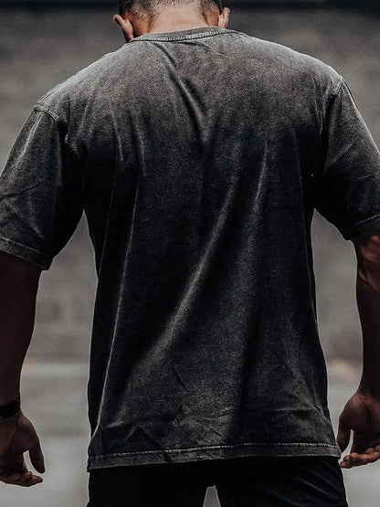 Everything hurts and I'm tired Washed Gym T-Shirt