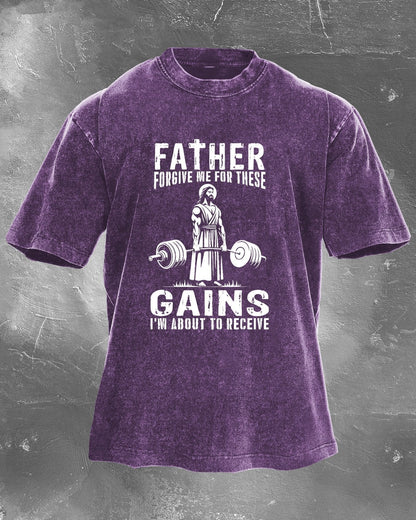 PÈRE PARDONNE-MOI POUR CES GAINS T-SHIRT