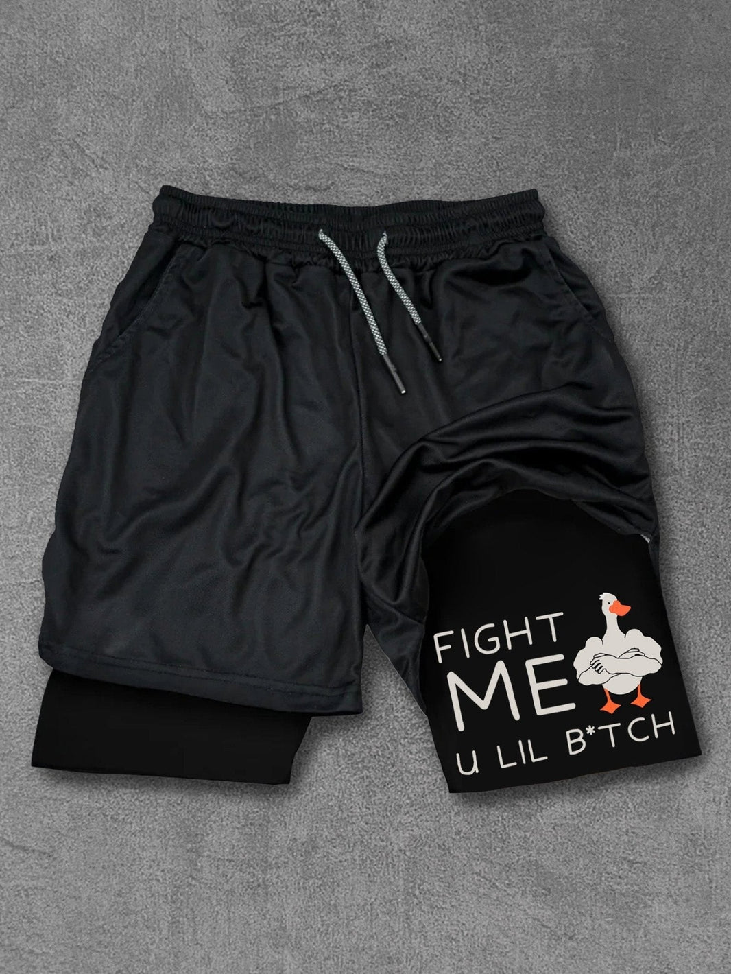 Fight me u lil btch Shorts de performance