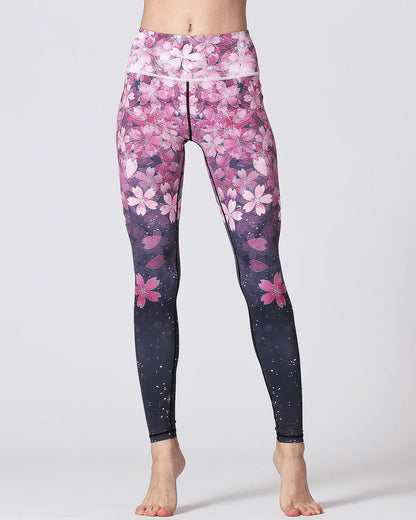 Leggings fleuris Midnight - Gymfit