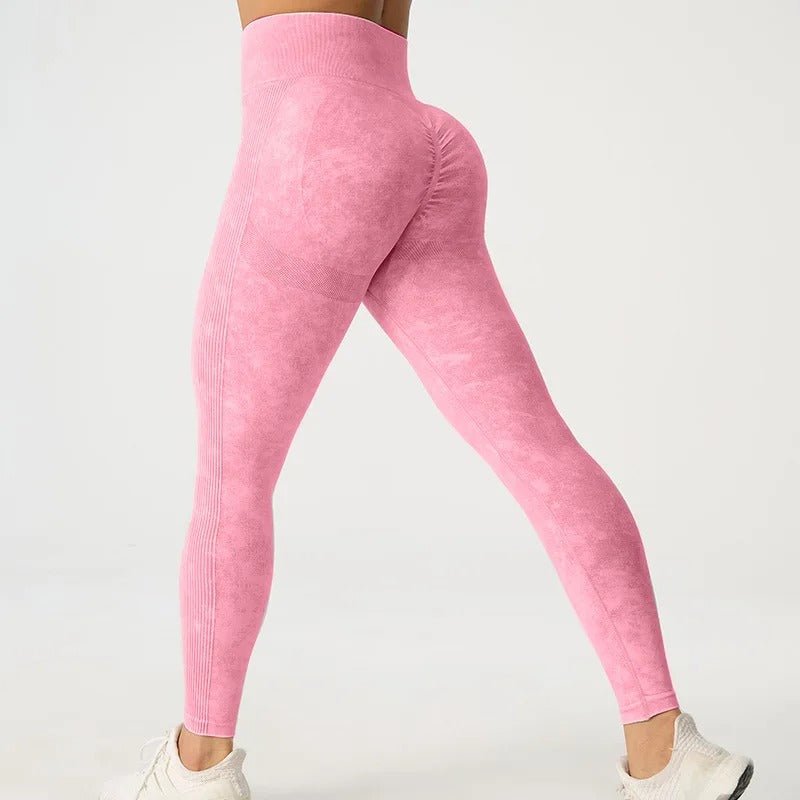 Leggings taille haute effet délavé - Gymfit