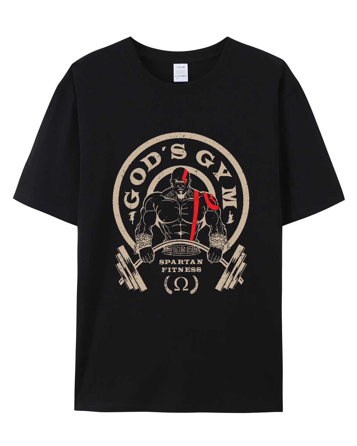 T-shirt en coton GOD'S GYM - Gymfit