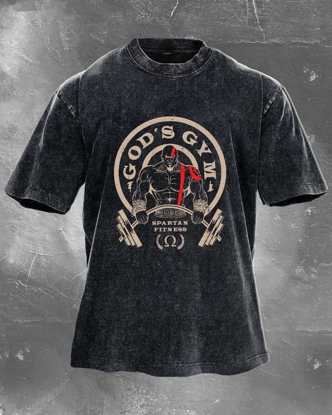 T-SHIRT LAVÉ HOMME GOD'S GYM