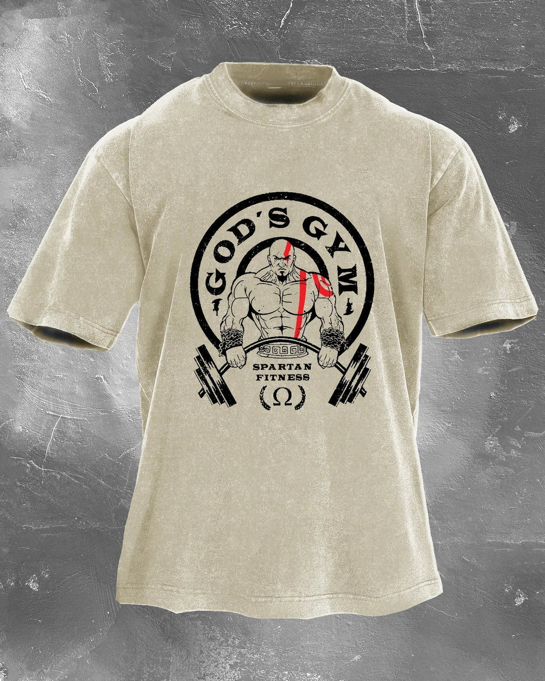 T-SHIRT LAVÉ HOMME GOD'S GYM