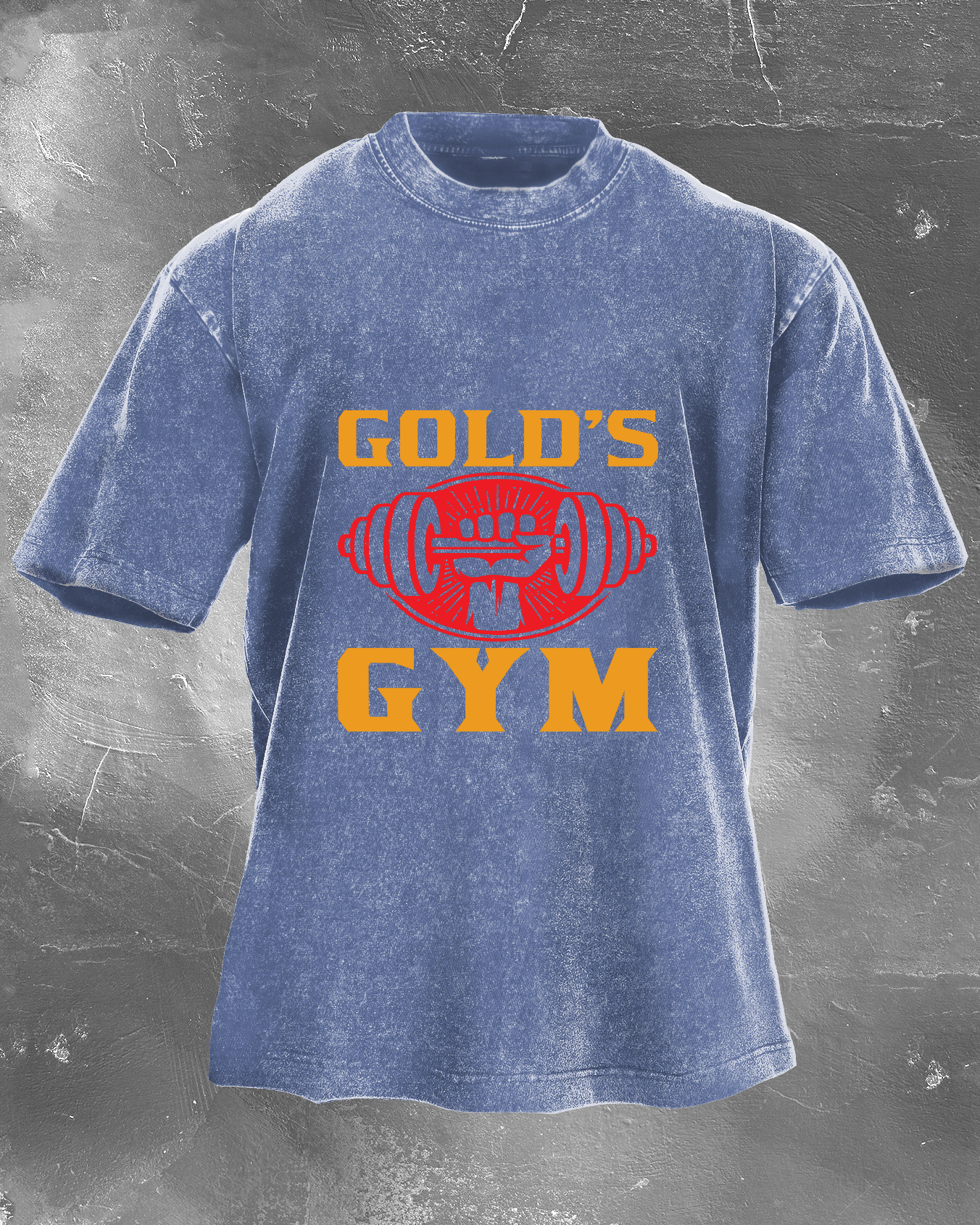 GOLD´S GYM T-shirt délavé - Gymfit