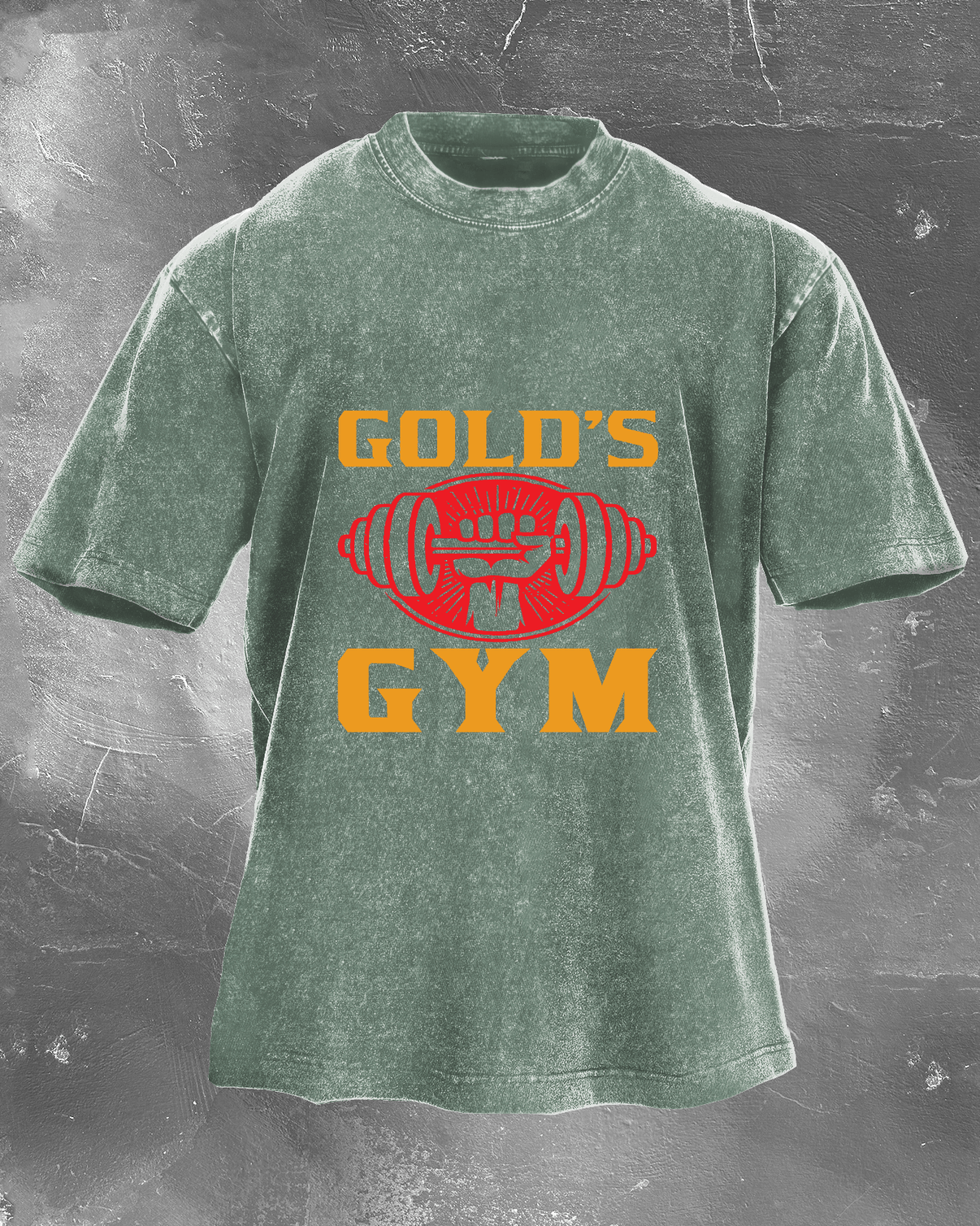 GOLD´S GYM T-shirt délavé - Gymfit