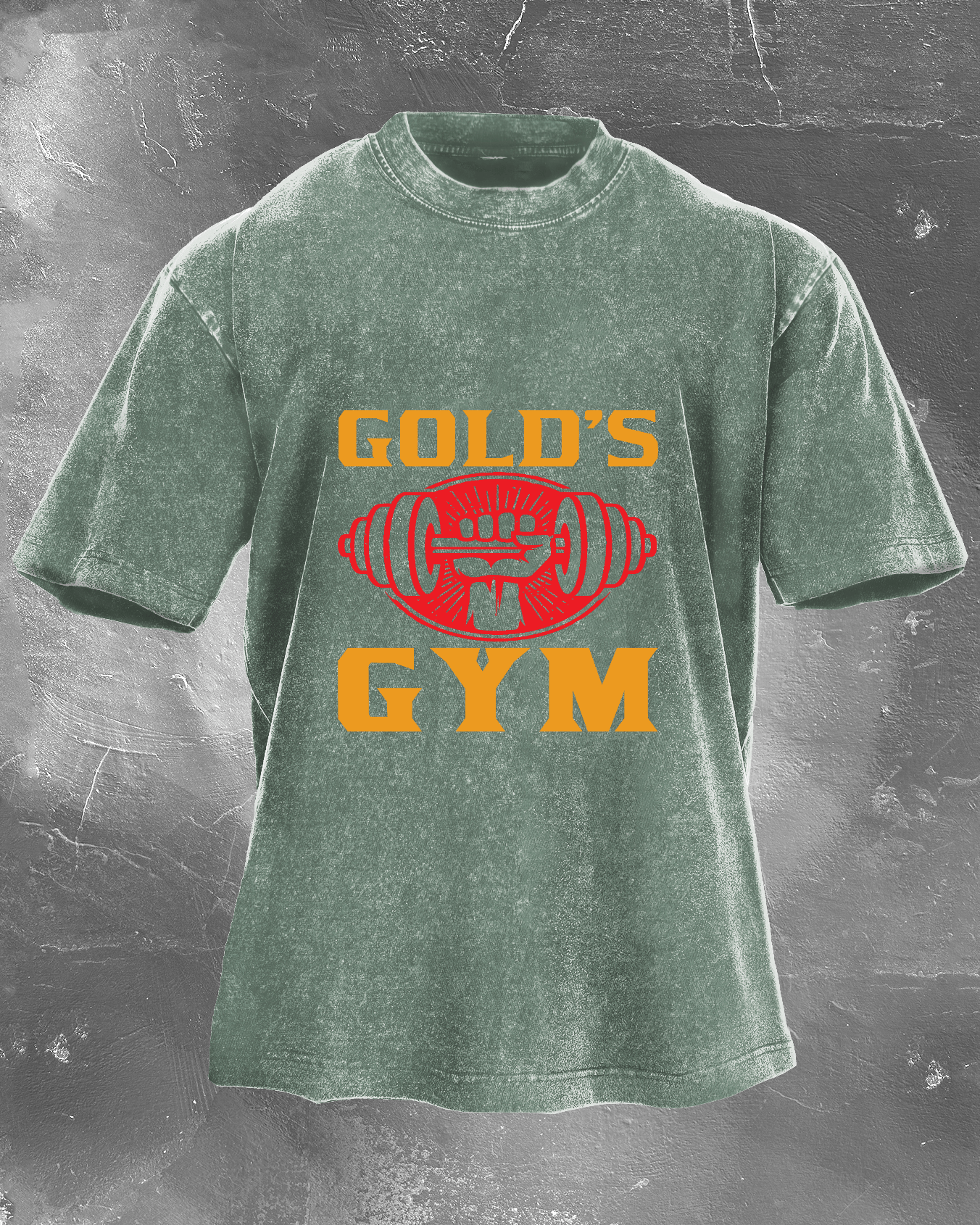 GOLD´S GYM T-shirt délavé - Gymfit