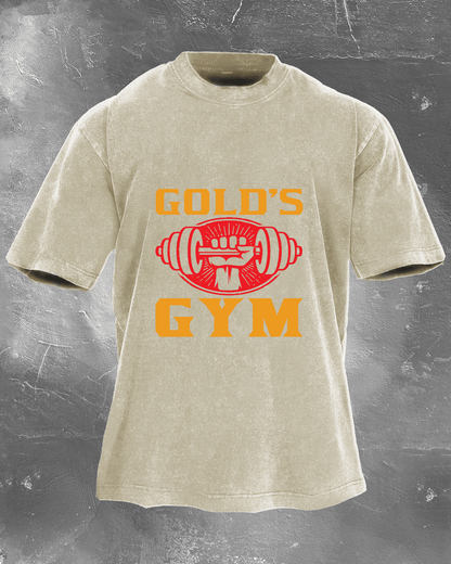 T-shirt délavé GOLD´S GYM - Gymfit
