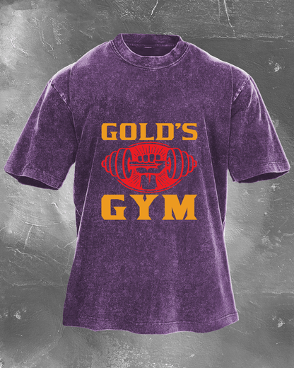 GOLD´S GYM T-shirt délavé - Gymfit