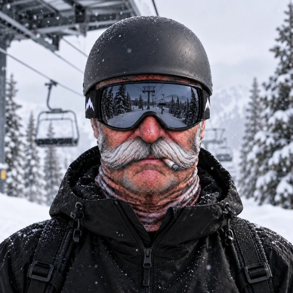 Grandpa Face Ski Mask - Gymfit