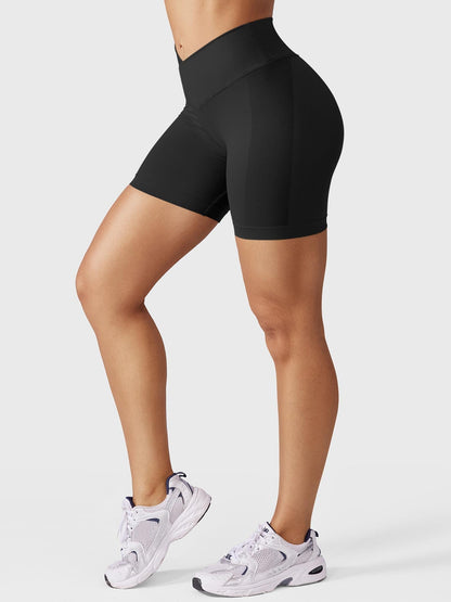 Shorts Gymfit Headey avec ceinture en V 5" - Gymfit