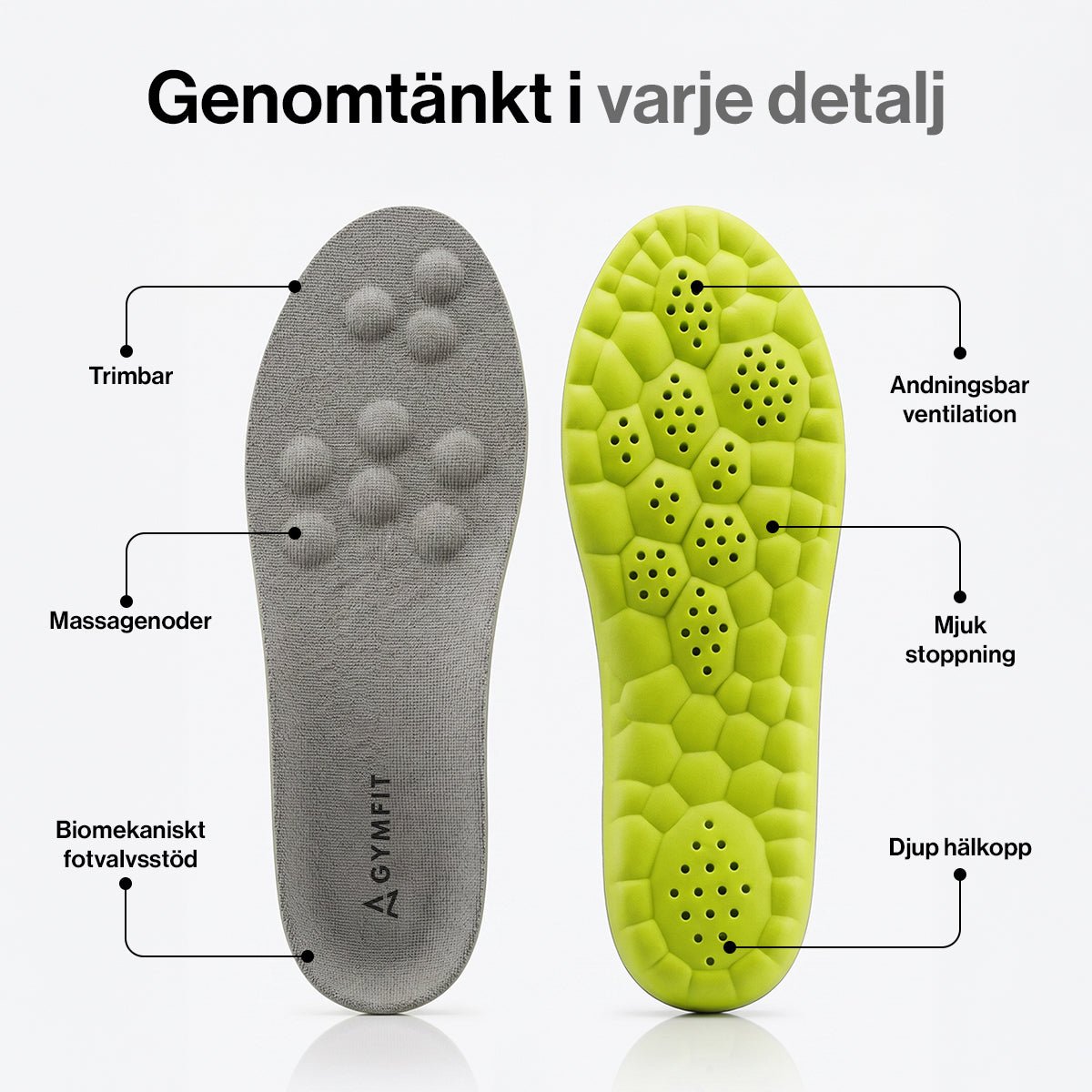 alt
Gymfit Active Comfort semelles intérieures - Gymfit