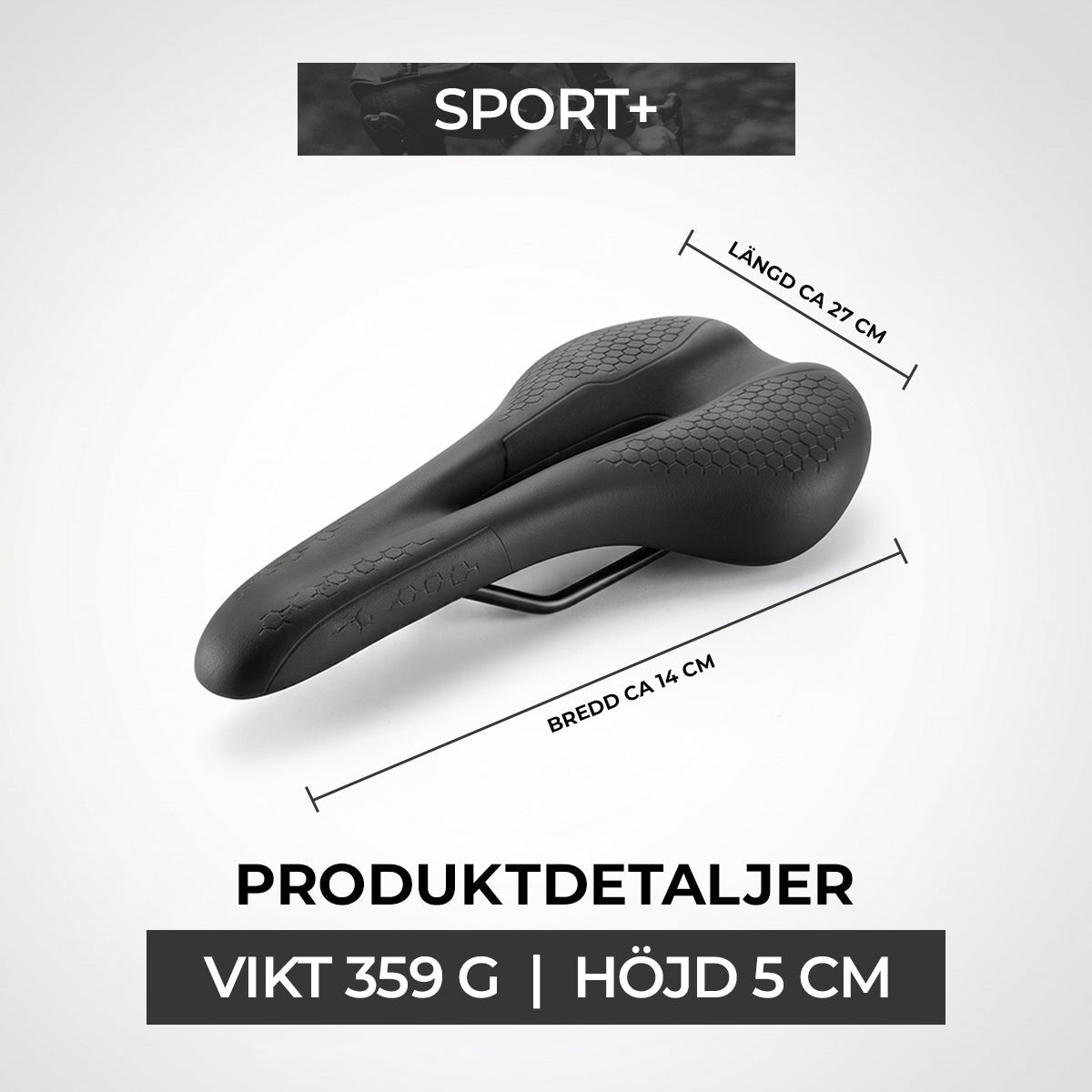 Gymfit AirRide Sadel Pro™ - Gymfit