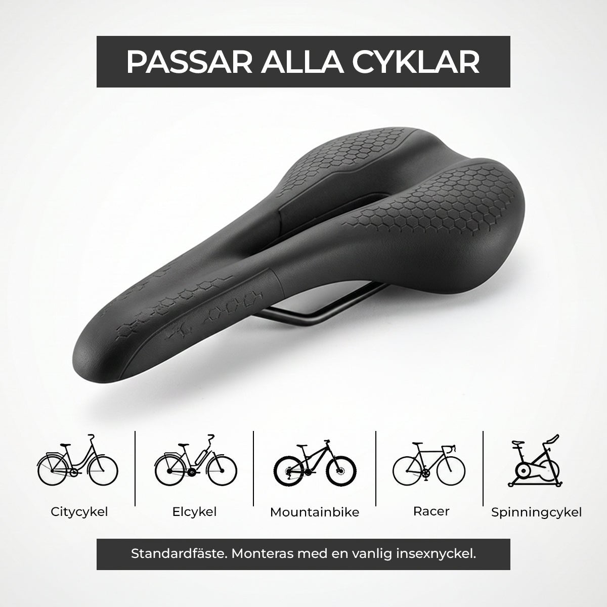 Gymfit AirRide Sadel Pro™ - Gymfit