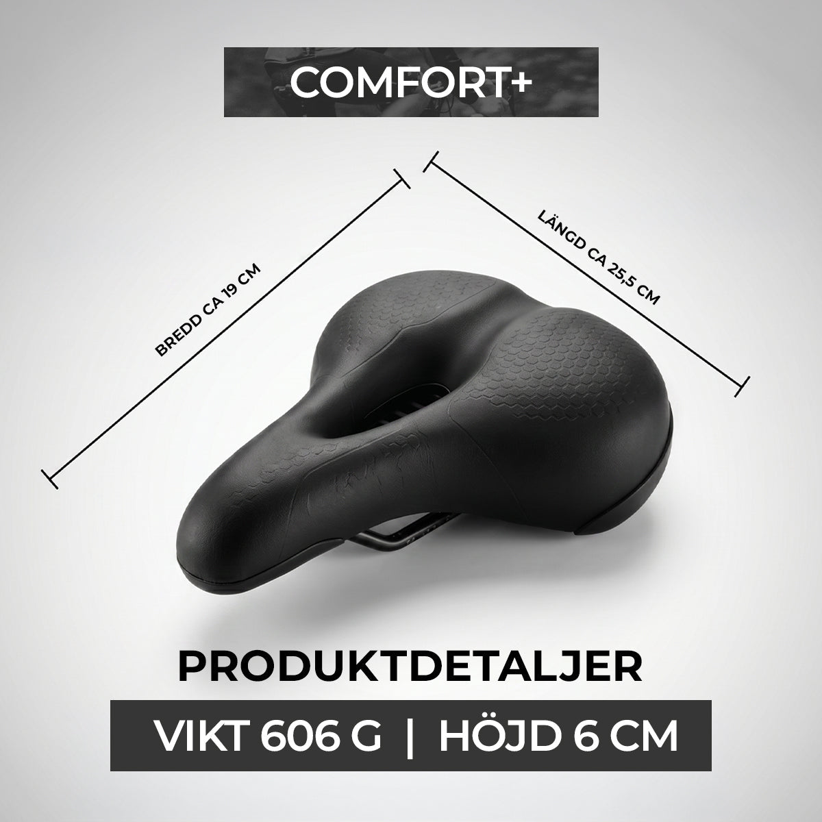 Gymfit AirRide Sadel Pro™ - Gymfit