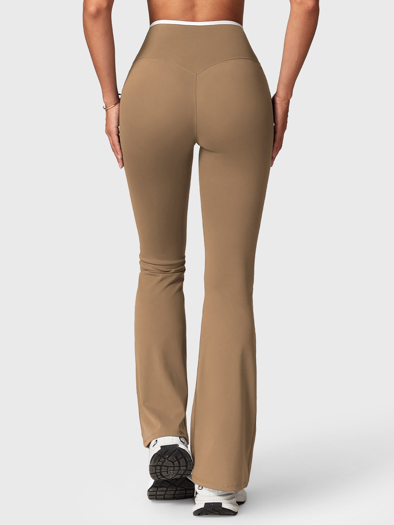 Gymfit Alberta Contrast Flare Leggings - Gymfit