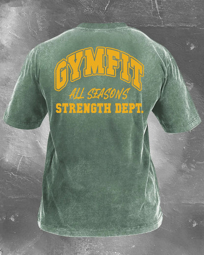 GYMFIT T-SHIRT DÉLAVÉ TOUTES SAISONS - Gymfit