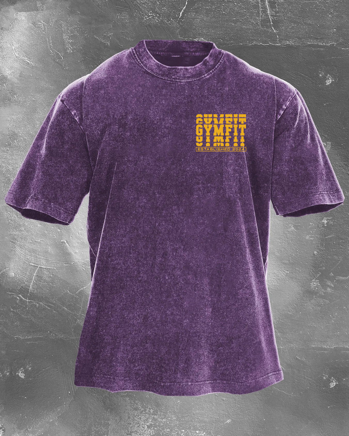 GYMFIT T-SHIRT DÉLAVÉ TOUTES SAISONS - Gymfit
