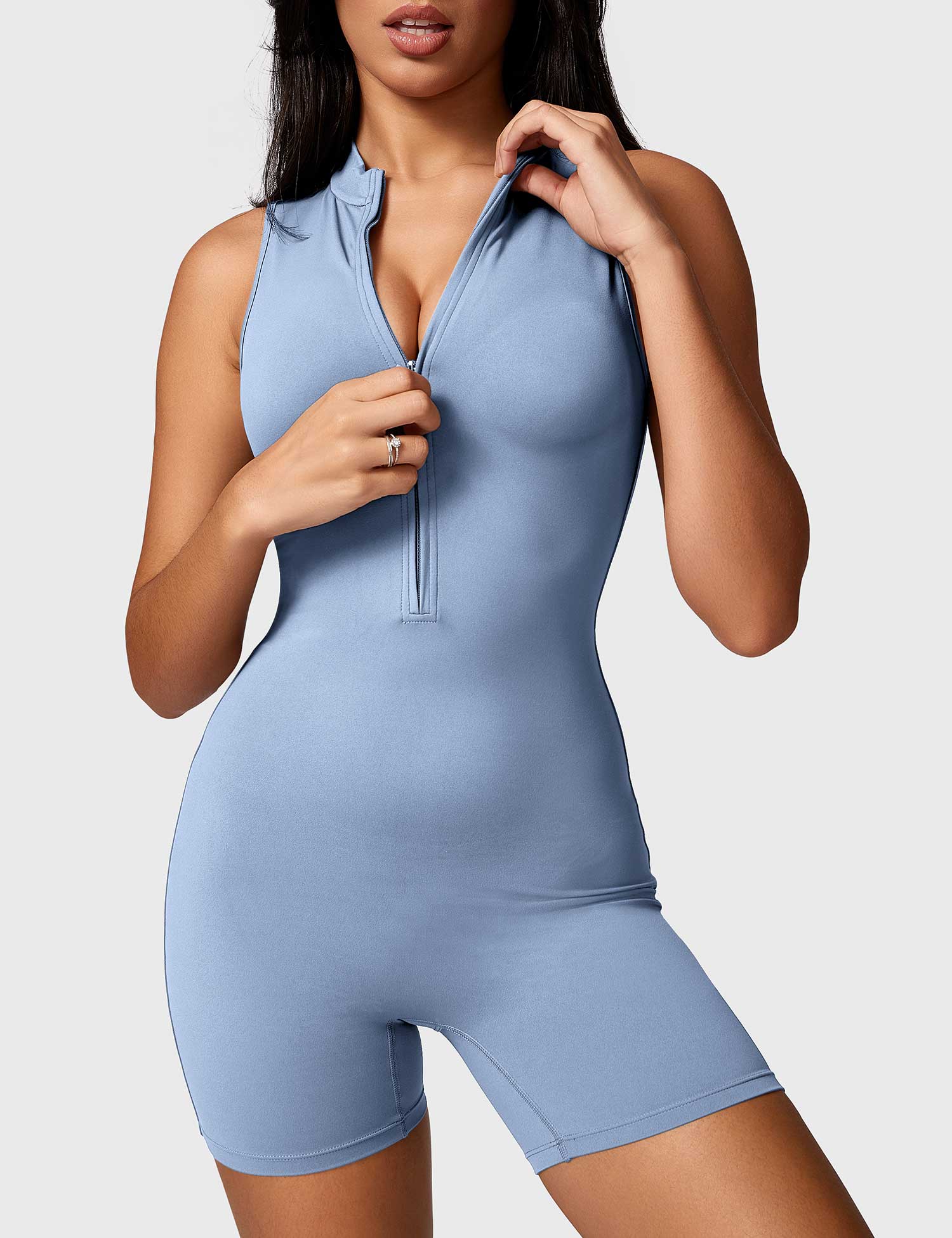 Gymfit Belle combinaison sans manches à fermeture éclair - Gymfit