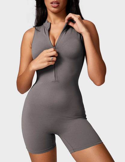 Gymfit Belle combinaison sans manches à fermeture éclair - Gymfit