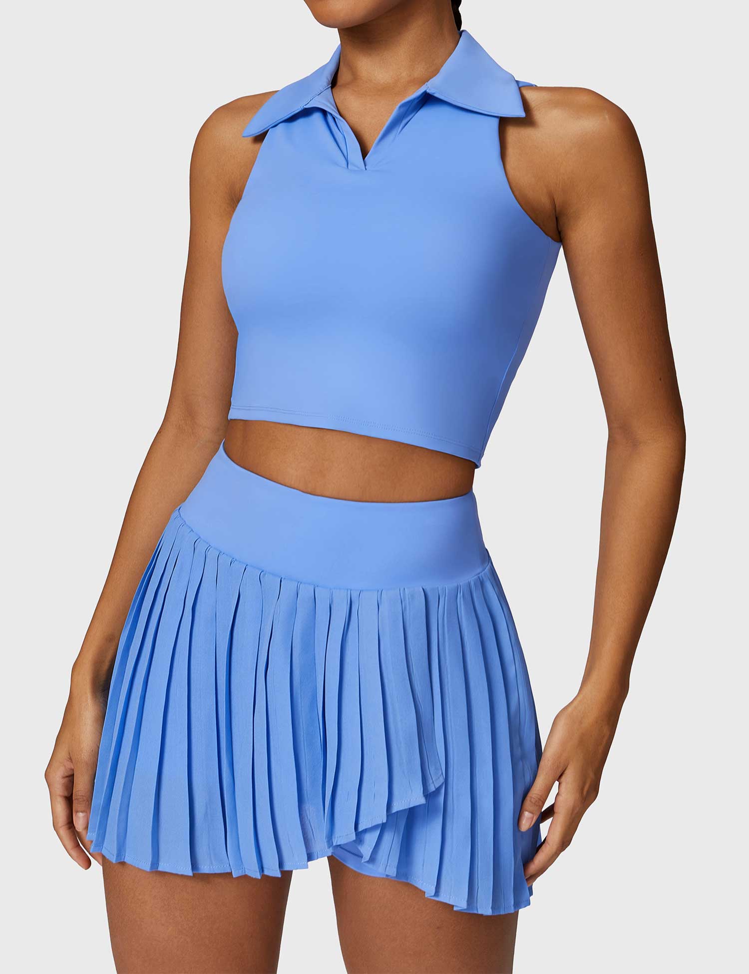 Ensembles Gymfit avec crop top et jupe de tennis - Gymfit