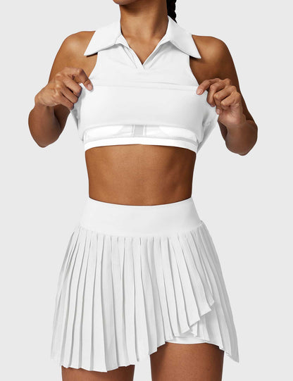 Ensembles Gymfit avec crop top et jupe de tennis - Gymfit