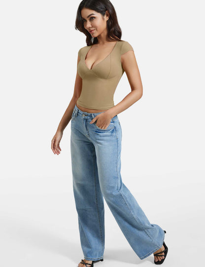 Gymfit Diva V Neck Top - Gymfit