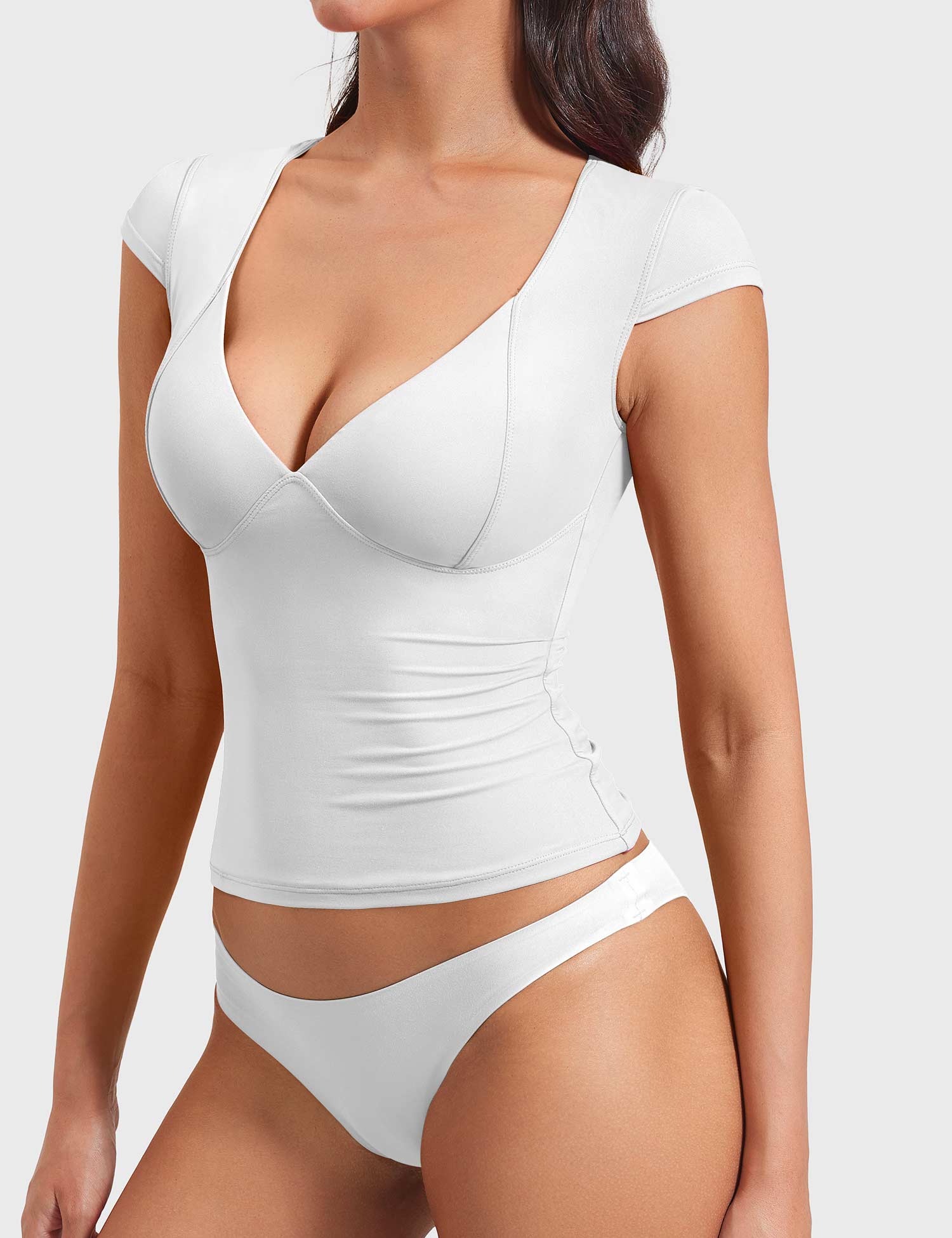 Gymfit Diva V Neck Top - Gymfit
