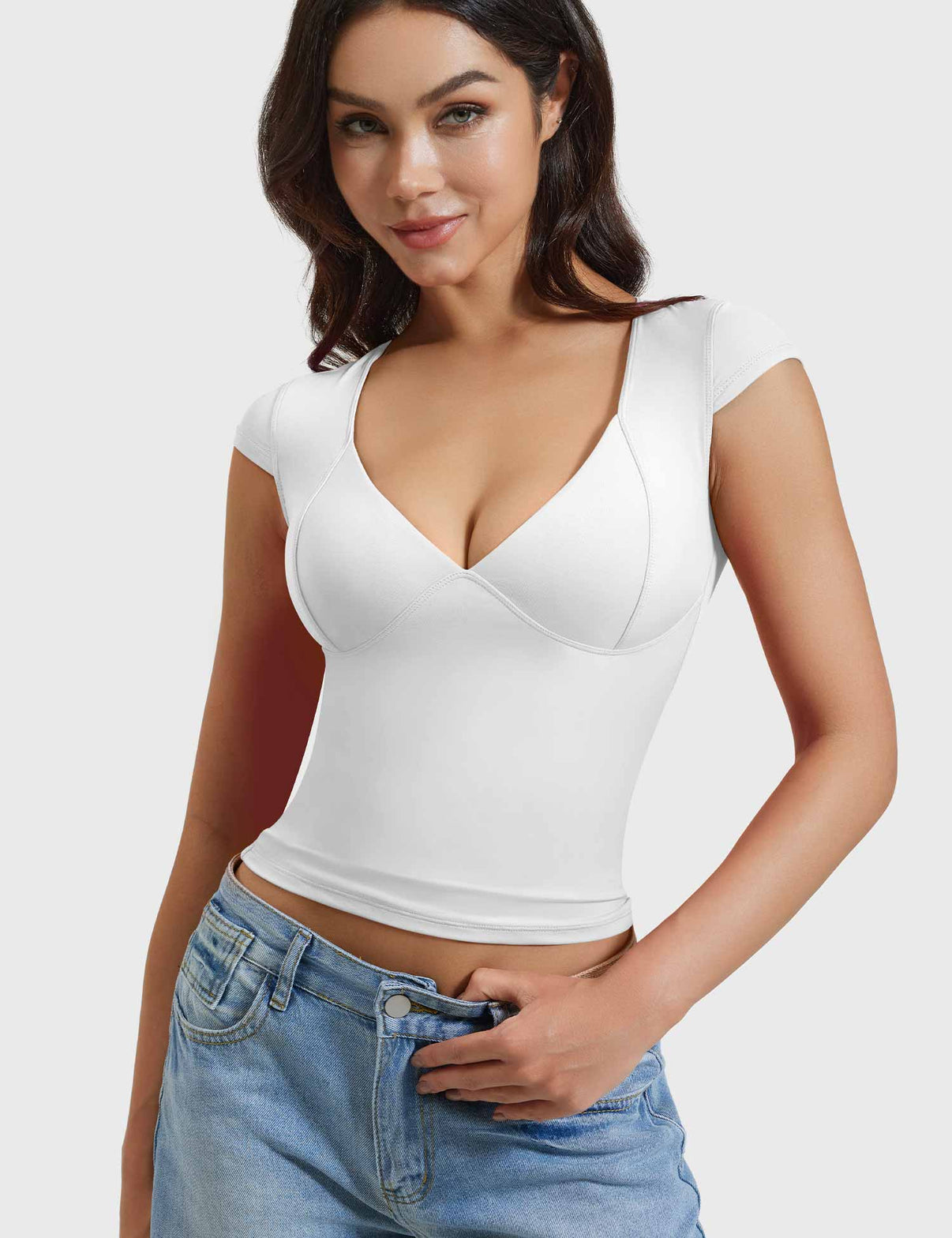 Gymfit Diva V Neck Top - Gymfit