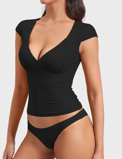 Gymfit Diva V Neck Top - Gymfit