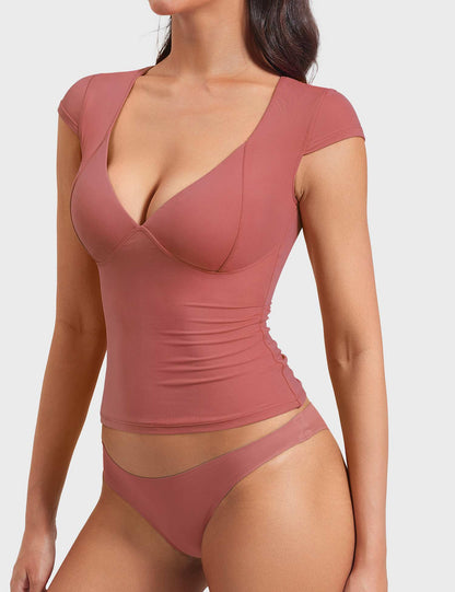 Gymfit Diva V Neck Top - Gymfit