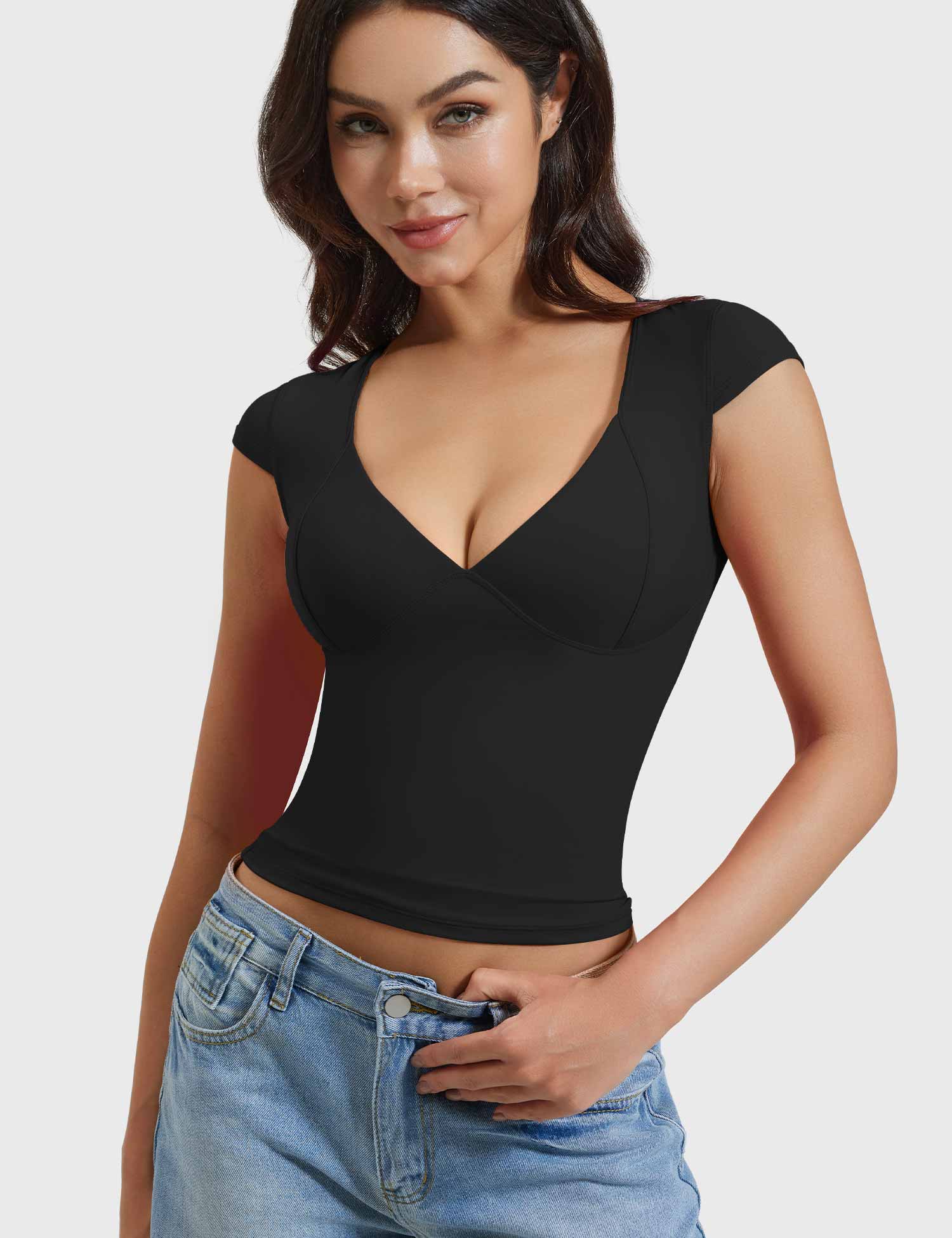 Gymfit Diva V Neck Top - Gymfit