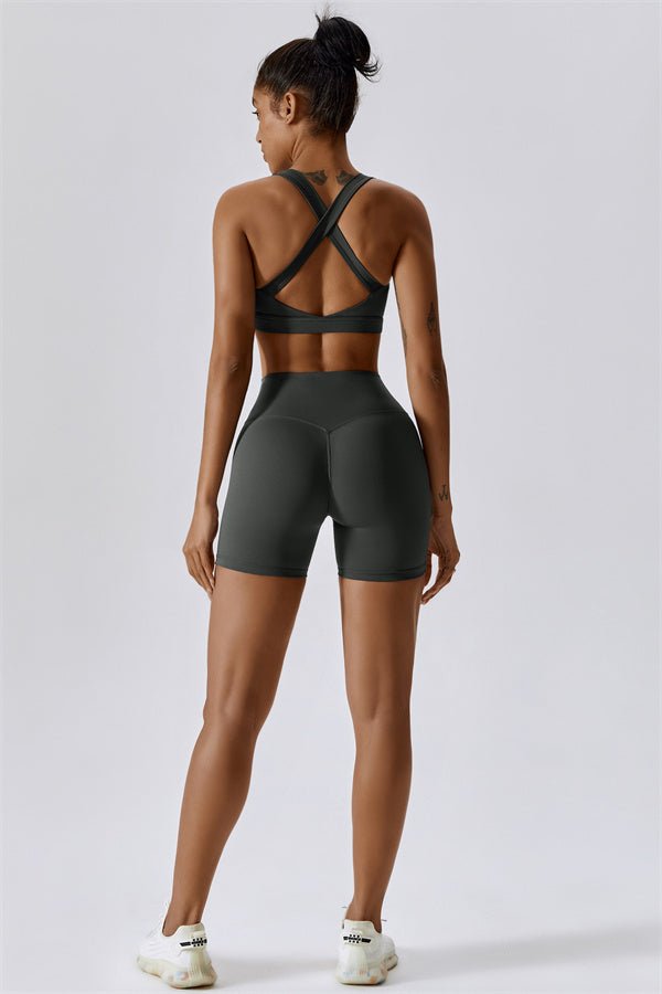 Ensemble top de sport et short Ellise - Gymfit
