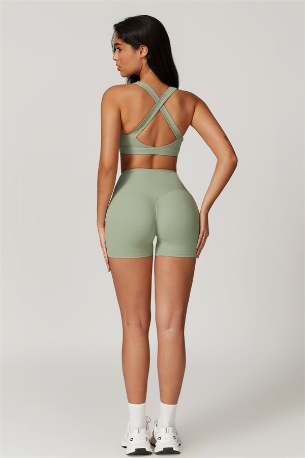 Ensemble top et short de sport Ellise - Gymfit