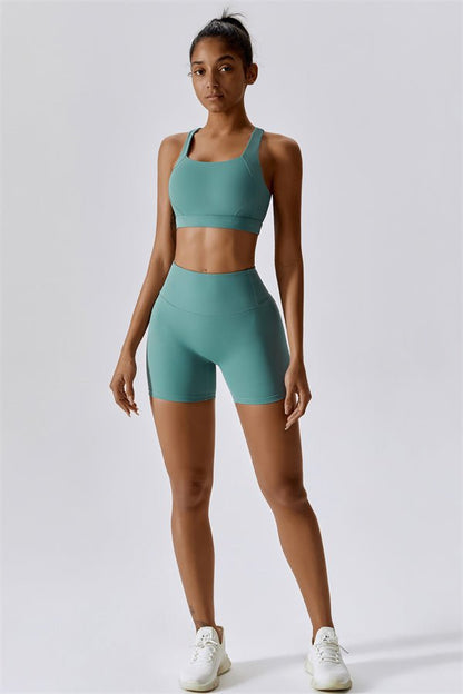 Ensemble top de sport et short Ellise Gymfit - Gymfit