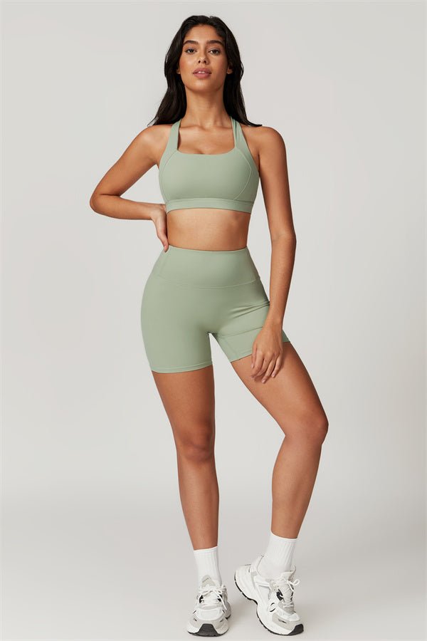 Ensemble top de sport et short Ellise Gymfit
